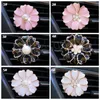 Camelia Car Condizionatore D'aria Decorazione Perla Fiore Profumo Cartella Casa Camera da letto Camelia Japonica Fiori Decor Forniture BH6696 WLY