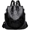 happy_buy_bag 20222Doubble сумка для плеч Женская новая мода универсальная женская сумка большая емкость мягкая кожа женский корейский досуг рюкзак