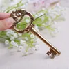 Nyckel till mitt hjärta Vintage Key Bottle Opener Gold Wedding Favors and Gifts Party Gäster presenterar SN4477