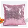 Yastık Kılıf Yatak Malzemeleri Ev Tekstil Bahçesi LL Baskı Atma Sofa Yastık ER Katı Yastık Kasılı Sequin GL DHZH2