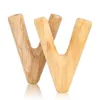 Natural Wood V Shape Filter Pipes Portable Dry Herb Tobacco Preroll Rolling Roller Double Hole Cigarette Holder Innovative Design Wooden Tips DHL Free