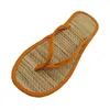 Kvinnor sommar bambu flipflops bekväma inomhus hem nonslip sandaler rotting flip flop badrum nonslip toffles j220716