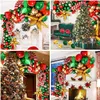 Jul Balloon Arch Green Gold Red Box Candy Balloons Garland Cone Explosion Star Foil Balloons Christmas Decoration Party 22049607862