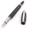 Crystal op Top Silver Rattice Rollerball Pen Office M Pennen met serie nummer