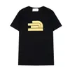 Yaz Kadın Erkekler T-Shirts Tee Tide Marka Birleşik Boyun Mektupları Yüksek Sokak Gevşek Trend Kısa Kollu Hip-Hop Giyim G