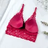 Women Lace Bra Sets Seamless Underwear Backless Vest Sexy Briefs Female Intimates Padded Bralette Lingerie Customized Straps L220727