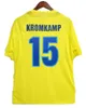 2005 2006 Villarreal retro voetbalshirts thuis geel 05 06 Klassiek vintage voetbalshirt thaise kwaliteit Camisa de futebol #8 RIQUELME #5 FORLAN #15 KROMKAMP #21 CAZORLA