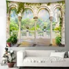 Tappeti decorativi da parete con paesaggio bellissimo corridoio Mandala Boho Hippie Home J220804