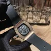 Mens Watches Richrd Mileres lyxiga mekaniska schweiziska armbandsur Designer Svätsäker vattentät rörelse Vin Barrel RM010 FPNL X5U7N