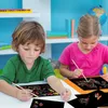 40st DIY Cardboard Classic Gear Spirograph Rainbow Ritning Set Animal Geometric Scratch Painting Stencils Rulers Kids Art Craft Toys