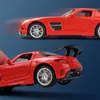 1:32ベンツズSLS AMG-GT合金スポーツカーモデルダイカストメタルおもちゃの車シミュレーションサウンドライトコレクション子供ギフト220418