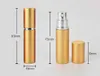 5 ml tom parfymflaska 7 färger påfyllningsbar flaska aluminium spray atomizer flaskor bärbar resenär pump sprayer kosmetiska behållare stöder 200 st daf478