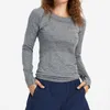 l-12 Yoga dameskleding Swiftly Tech dames sport-t-shirts outfit met lange mouwen T-shirts vochtafvoerend gebreid hoog elastisch fitnesstraining