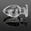 Nxy Sex Anal Toys 50mm Big Butt Plug Dilator Toys for Women Men Glass Dildos Vaginal Expander Masturbation Adults Games Products Erotic 1220