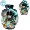 Felpe con cappuccio da uomo Felpe My Boku No Hero Academia Felpa con cappuccio unisex Giacca casual Maglione Stampato in 3D Costume Uomo Anime PulloverUomo