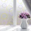 Adesivos de janela Padrão moderno de design PVC Gospeta de vidro de privacidade quarto banheiro auto adesivo decoração de casa tintwindow