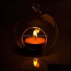 캔들 홀더 홈 장식 정원 1Pc 60Mm 교수형 Tealight 홀더 유리 글로브 테라리움 웨딩 촛대 Vas Dkf