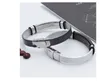 S3140 modesmycken titanstål armband män silikon rostfritt stål mesh armband