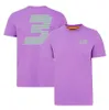 Erkek Tişörtleri F1 Team T-Shirt Formül 1 Sürücü T-Shirts Yarış Takım Kısa Kollu Yaz Gündelik Hızlı Kuru Jersey Extreme Sport Erkek Kadın Tişört X9xf