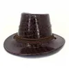 Chapeau de Cowboy en cuir PU de Style occidental noir rouge hommes femmes en plein air à large bord chapeaux de Protection solaire unisexe mode casquette de fête d'anniversaire