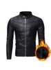 Uomo Pu Zipper Giubbotti Casual 5XL Uomo Vintage Nero Ecopelle Moto Giubbotti Moda Jaqueta De Couro Masculina Maschio L220801