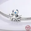 925 Sterling Silver Dange Charme Leerbloemvlinder Infinity Horseshoe Beads Bead Fit Pandora Charms Bracelet Diy Sieraden Accessoires