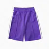 Nieuwe shorts heren dames ontwerpers korte broeken brief afdrukken strip singels casual vijfpuntskleding zomer strandkleding