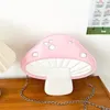 Stuff Sacks Women PU Mushroom Shaped Personal Crossbody Bag