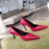 2022 scarpe eleganti da donna con tacco alto primaverile in vera pelle con tacco piatto sandalo a punta da matrimonio per donna