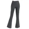 LU-008 LEGGAGES FLARE PANTAL DE YOGA SOLID