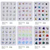 Decals colorful shining 20 grids Nail AB diamond glass flat pack special-shaped diamonds drill DIY nail art act the role ofing is tasted