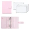 Notepads Binder Notebook Budget Planner Covers Folder 6 Hole Pockets Plastic Zipper Money Saving EnvelopeNotepads