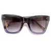 2022 Oval Shades Zonnebril Vrouwen Gepersonaliseerde Cat Eyes Bril Ontwerp UV400 Bescherming Oculos De Sol Feminino