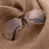 Güneş Gözlüğü Wanmei.DS Pilot-Sunglasses-Frames-Optikleri-Eyeglasses-Transparent-Optiar-Glasses-Women-Men-Optik-Alloy-Metal-EyeSunglasses Ki