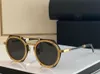 Najwyższej jakości męskie okulary przeciwsłoneczne luksusowy styl modowy lustro okularowe okulary przeciwsłoneczne steampunk retro vintage szklanki kobiety sześciokątne okulary 006 nnwj