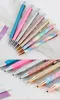 Glitter Leuke Ballpoint Pennen Intrekbare klikbal Pen Zwart Inkt Medium Point 1mm School Office Supplies