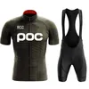 RCC POC Cycling Set Mountain Bike Uniform Summer Mans Cycling Jersey Set Road Bicycle Jerseys MTB Bicycle Wear 2206212261