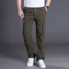 Men s Cargo Pants Mens Casual Multi Pockets Military Large Size Tactical Outwear Army Straight Winter Trousers 220527