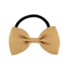 Solid color children's bow cute hair circle baby hair accessories same