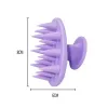 Brosses de bain Silicone shampooing cuir chevelu masseur de cheveux-shampoing peigne de Massage brosse de bain cuir chevelu-masseur cheveux-douche brosse peignes outil de soin 0824