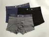 Intimo da uomo Boxer Mutande di cotone Mutande di lusso Classico Casual Comodo Traspirante Set da 3 pezzi di alta qualità con scatola M-3XL