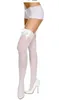 Calze sexy donne coscia alte sopra le calze al ginocchio opache nuove ragazze bianche elastiche elastica primavera elastica Solido chaussette t220808