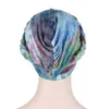 Печатная турбанская шляпа Внутренние хиджабские кепки для женщин мусульманские хиджабс шляпа Исламский под шарфом обертывание