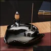 Fragrance Lamps Home Fragrances Decor Garden Backflow Buddhist Incense Made Of Ceramics Mtiple Styles Joss Stick Censer Incenses C7448148