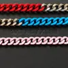 Kedjor alyx 9sm tvåfärgade hänge halsband Enkelt och mångsidigt par med samma funktionella stil ins tillbehörschains237f