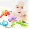 1Pc Jouets De Bain Tortue Dauphin Baby Shower Bébé Wind Up Swim Play Jouet Piscine Accessoires Bébé Jouer Dans L'eau Couleur Aléatoire 220531