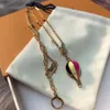 Collier de luxe Designer Bijoux Ballon à air chaud pour femmes hommes marques de mode Colliers cadeau d'anniversaire de la Saint-Valentin avec boîte