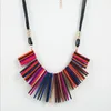 Pendant Necklaces Vintage Women's Jewelry Accessorie Ethnic Exaggerated Colorful Geometric Pendants Collar Necklace For Women 2022 Trend