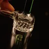 Nouveau narguilé 6 pouces vert Mini tuyau de narguilé en verre transparent Bong avec une largeur de 14mm