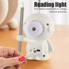 Астронавт USB Night Light Creative Dimmable Space Man Desk Lamp Spotection Holder для студенческого изучения